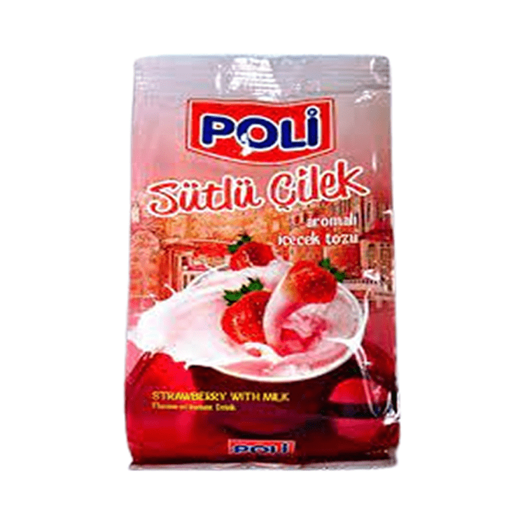 Poli Sütlü Çilek Aromalı Toz İçecek 250 Gr